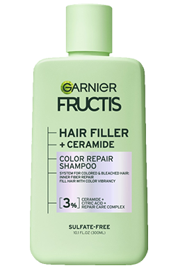 Hair Filler + Ceramide Color Repair Shampoo Pack Shot
